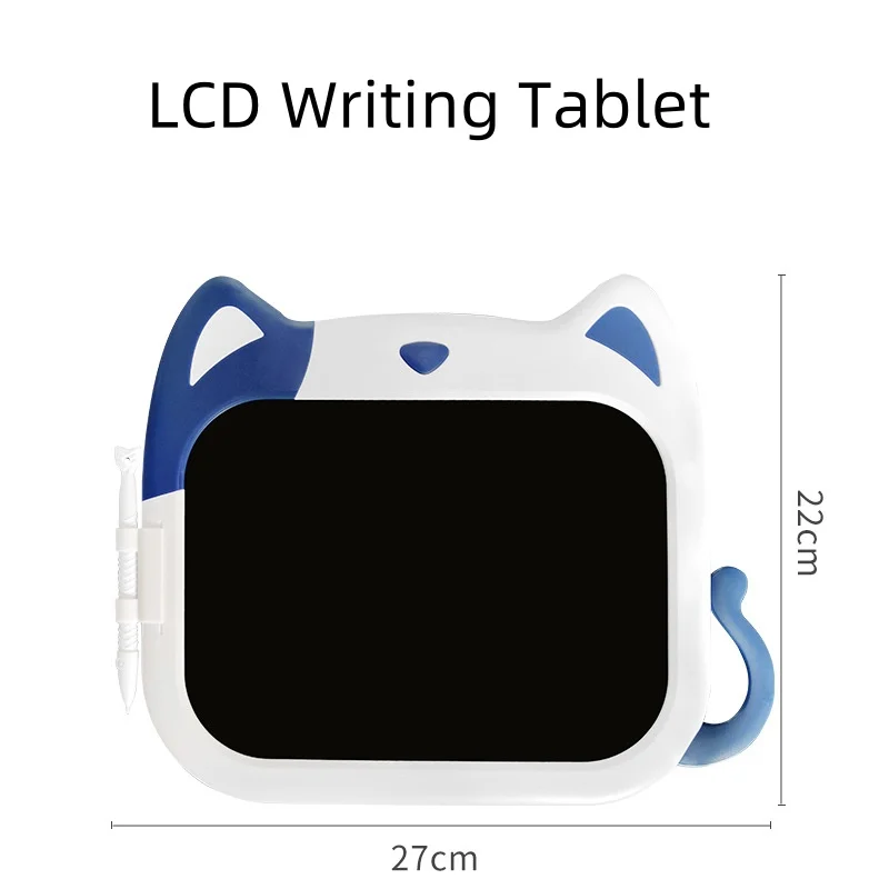 10inch/25.4cm LCD Writing Drawing Tablet Toys for Kids Cartoon Cat Children Montessori Learning Educational Toy Birthday Gifts