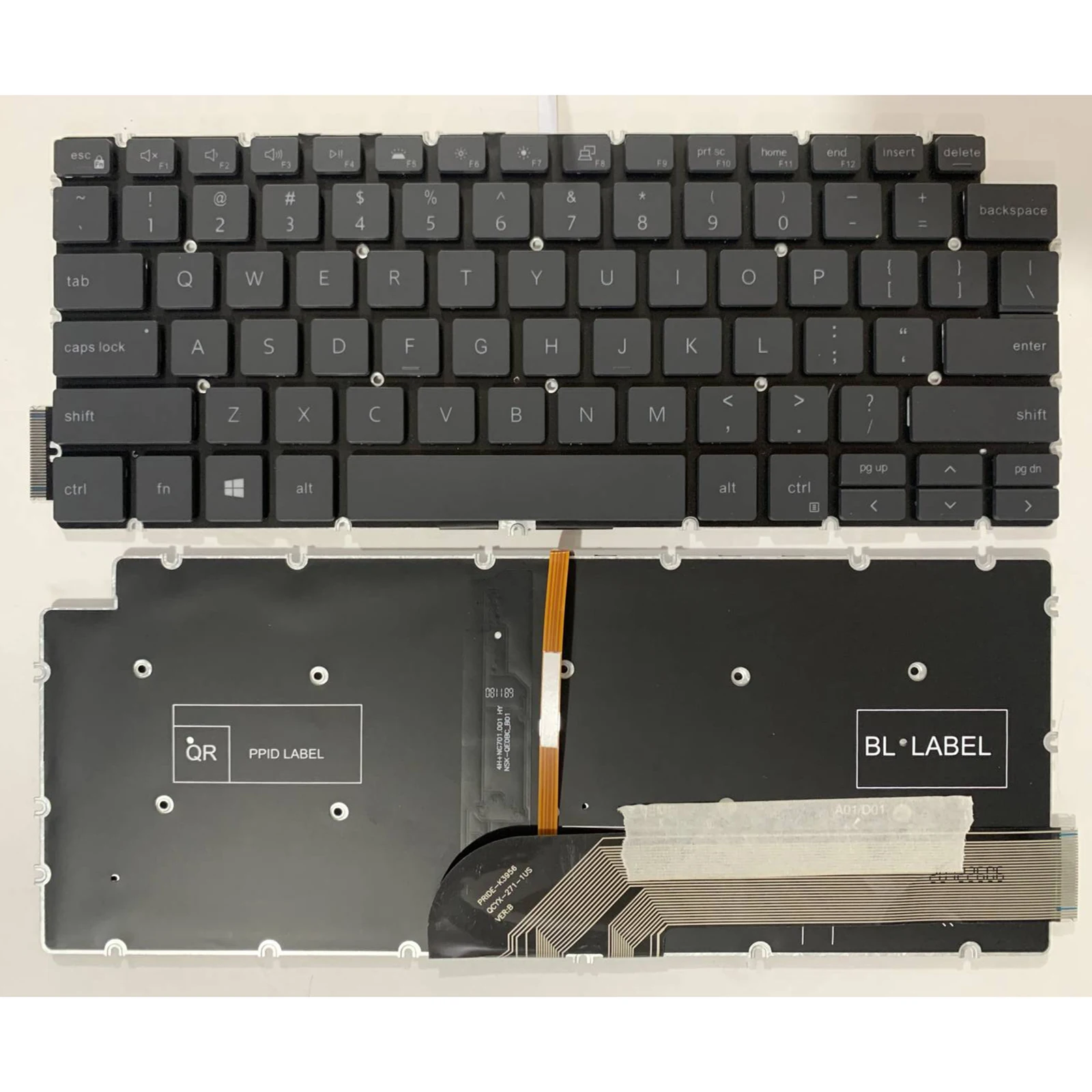 

Клавиатура для ноутбука с американской раскладкой для Dell Vostro 13-5300 5301 5390 5391 P121G