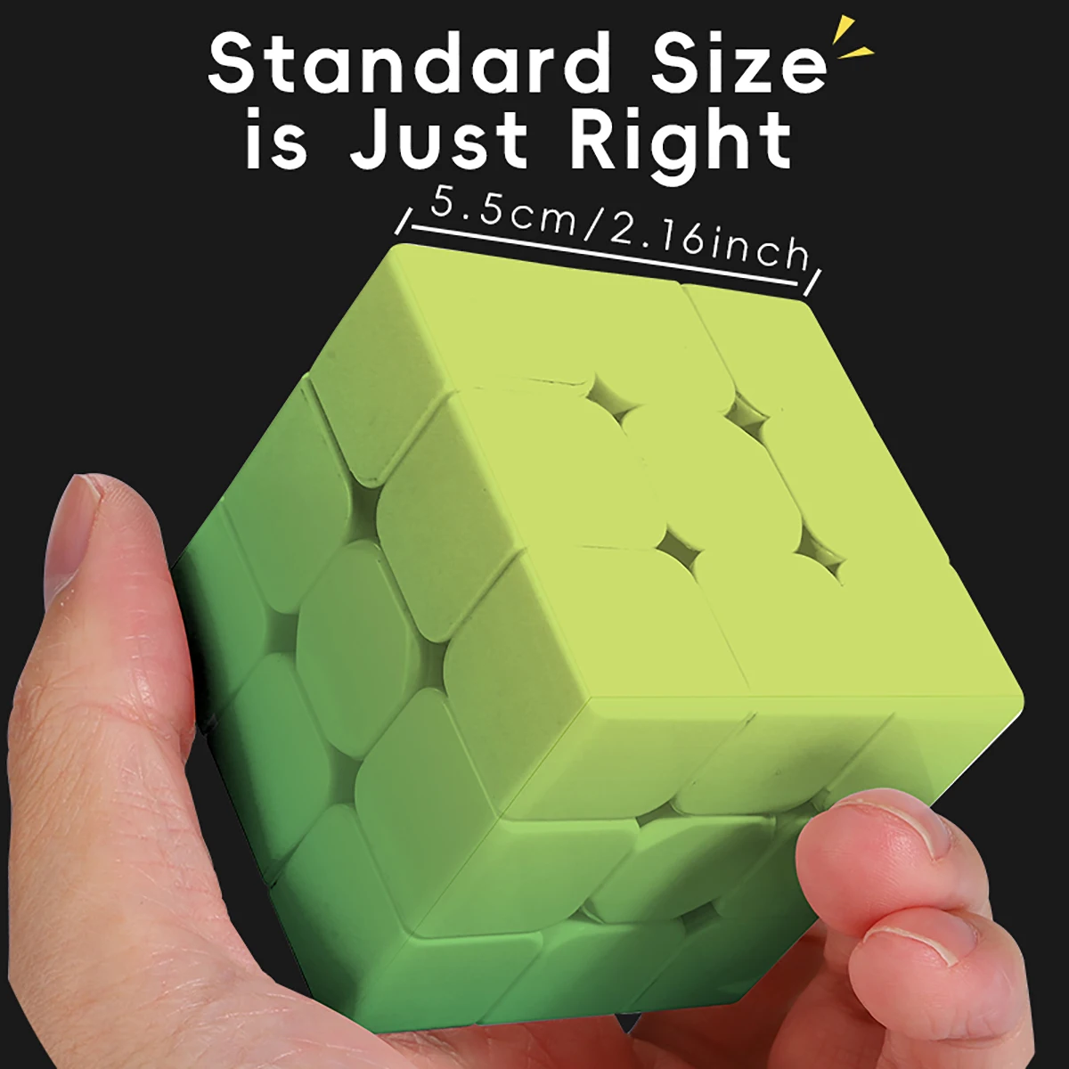 3x3x3 أُحجية مكعبات سحرية UV مطبوعة ثلاثية الأبعاد الضوء الأخضر التدرج تخفيف التوتر المهنية السلس سرعة لعبة لعبة للأطفال هدية