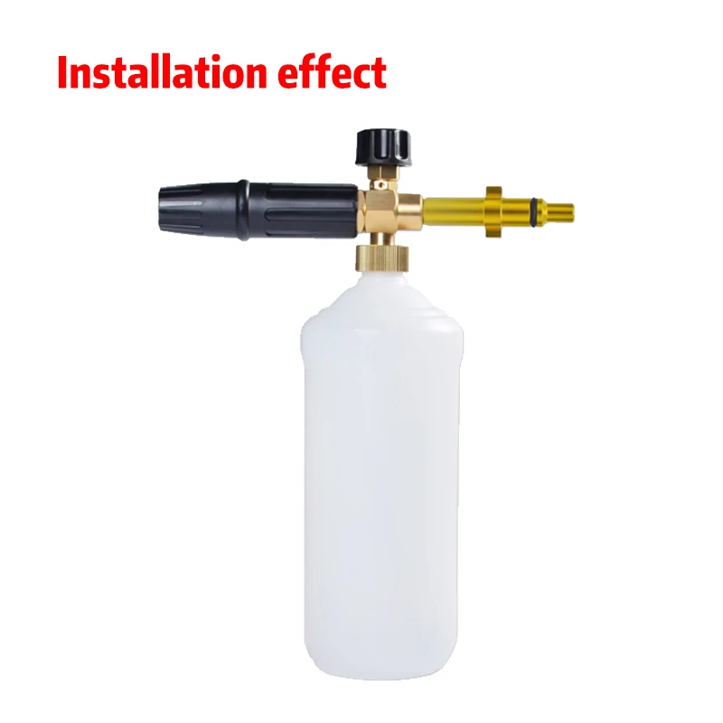 High-Pressure Foam Spray Can Connector - Anlu Connector, Car Wash Gun Nozzles, High-Pressure Cleaner Accessories