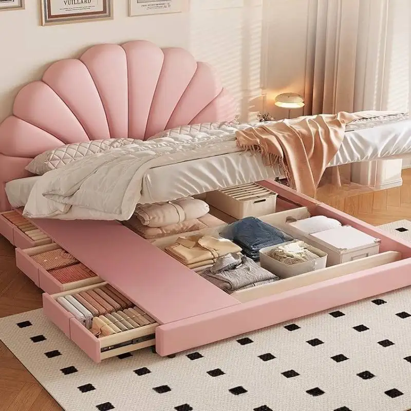 เตียงเด็กดีไซน์เรียบหรู ราคาประหยัด ปลอดภัย ทันสมัย เตียงเดี่ยวไม้สั่งทำ เฟอร์นิเจอร์สำหรับเด็ก