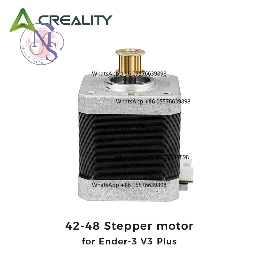 Creality 42-48 Stepper Motor,2A 1.8° Round Shaft,3D Printer Replacement Spare Part
