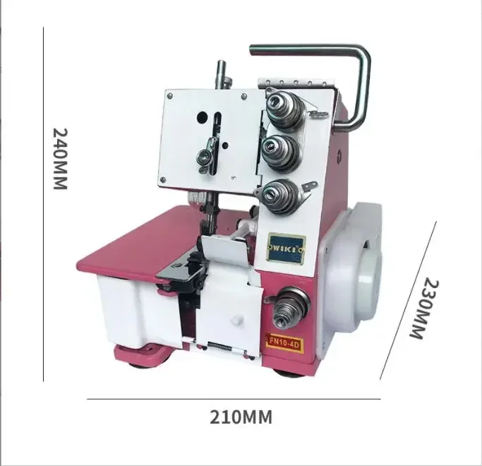 Máquina de costura doméstica Mini Overlock, Doméstico doméstico para uso doméstico, Motor Power Technical Parts Sales, Peso do vídeo, BT 703