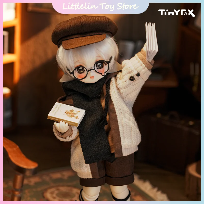 

New Tinyfox Official 1/6 Scale Meru Librarian Action Figure Mjd Movable Joint Doll Bjd 2d Collect Model Full Set Birthday Gift