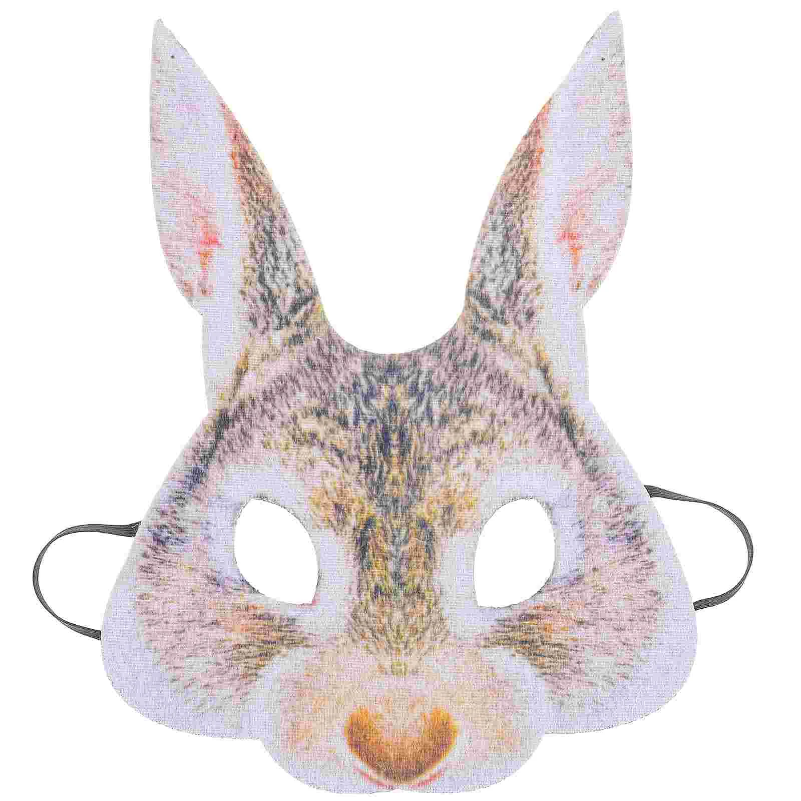 

Bunny Mask The Halloween Prop Carnival for Women Ball Party Decorate Cosplay Plastic Child Masquerade