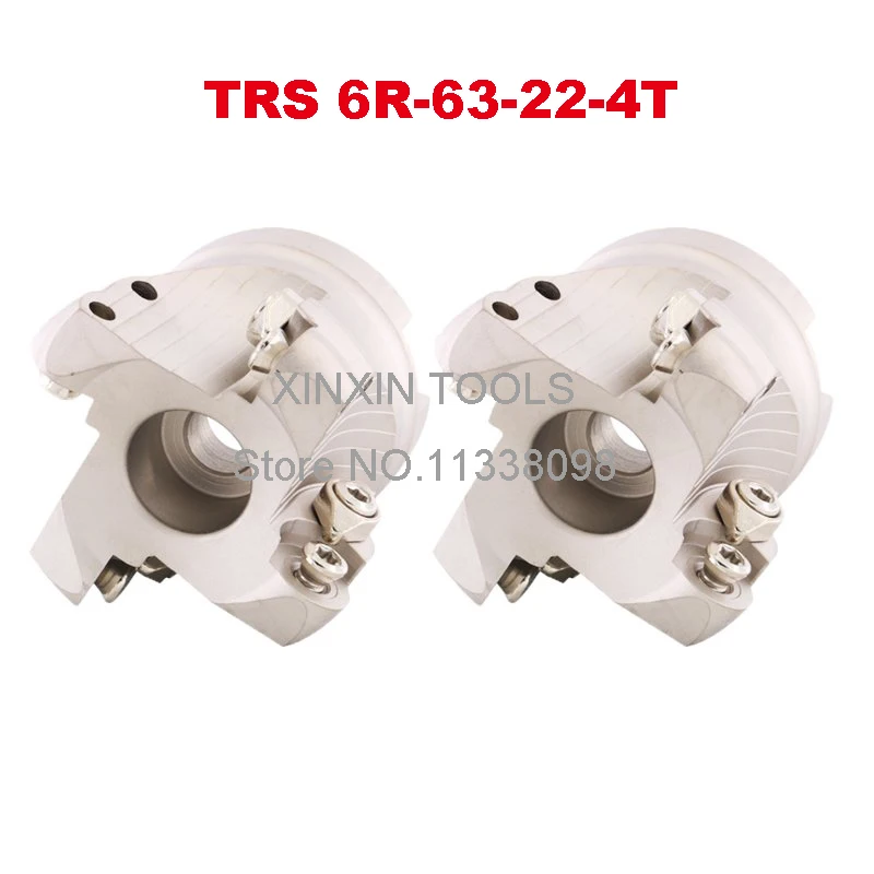 TRS 6R-63-22-4T Face End Milling Cutter Indexable Flat Roughing Cutting ,CNC Milling Cutter