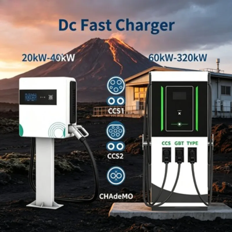 Carregador Rápido DC de 30kW para Veículos Elétricos CCS2 para Pequenos Estacionamentos e Estações Comerciais em Promoção CE
