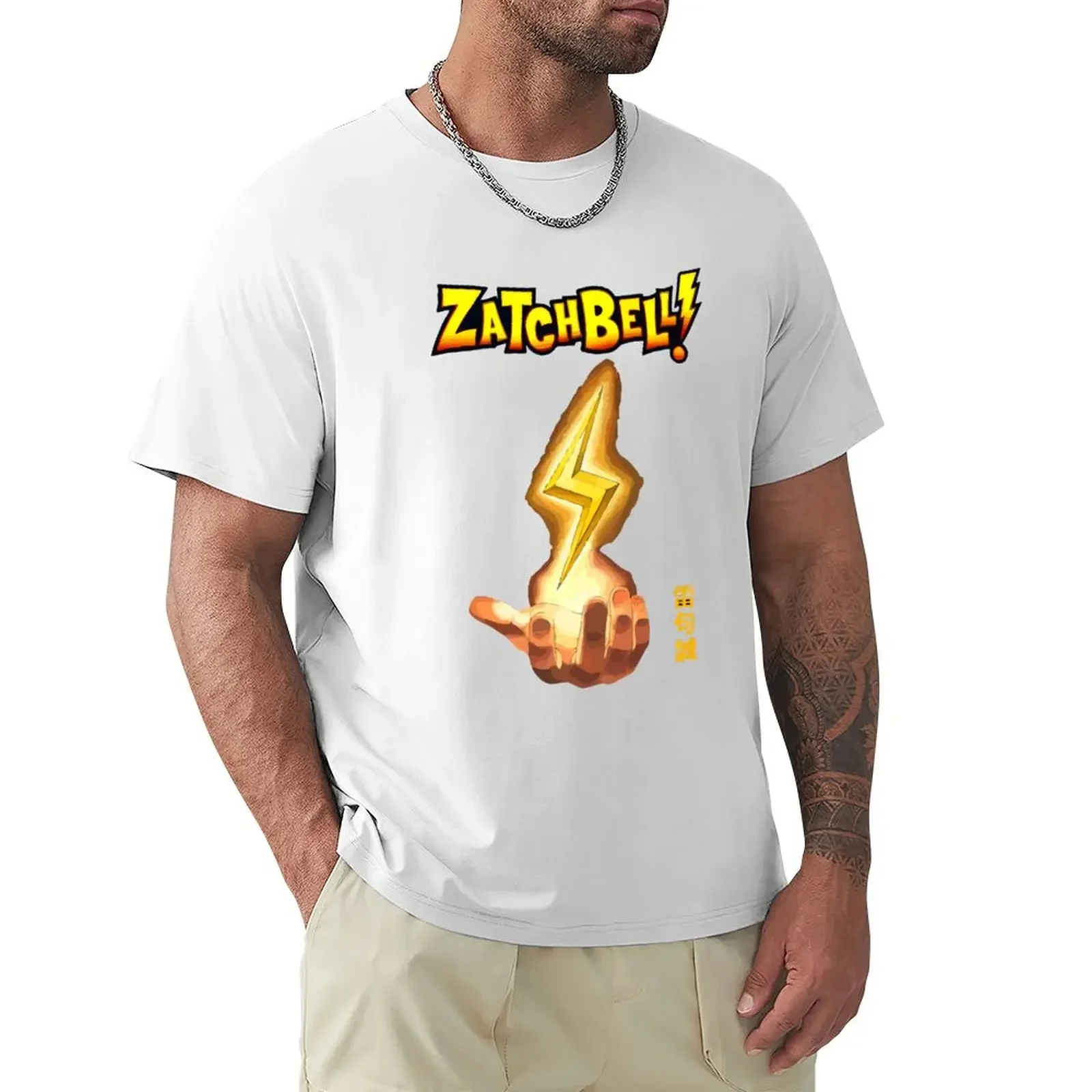 Zatch Bell Golden GashT-Shirt tees oversizeds funny kawaii clothes Men's t-shirts Summer fashion New Arrival Cotton Short Sleeve image 2