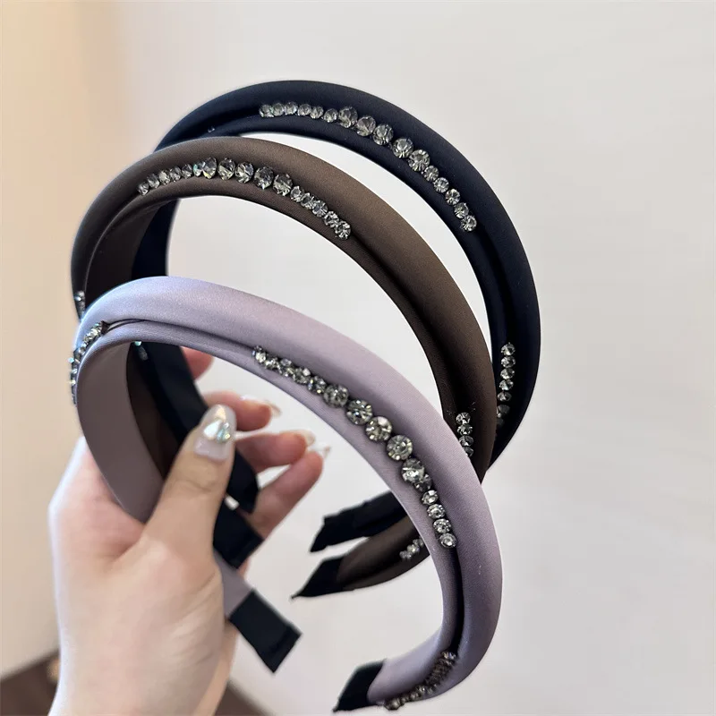 Korean Fashion Hair Accessories Rhinestone Hairbands for Girls and Women Hair Hoops Hair Band