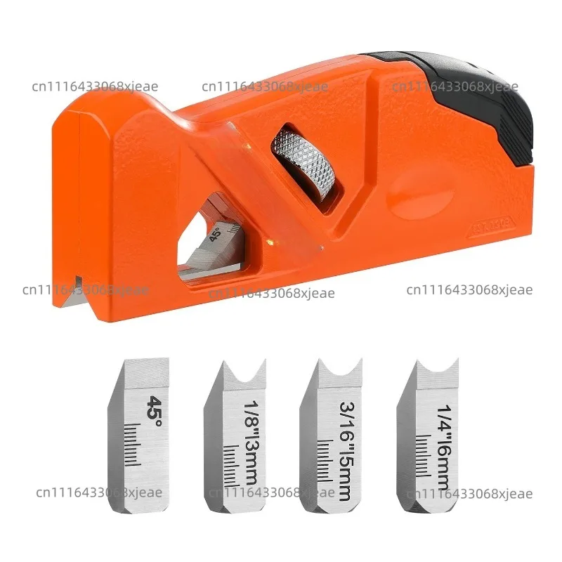 Plane Edge Trimmer, 45° & R‑Angle Dual‑Use Hand Plane