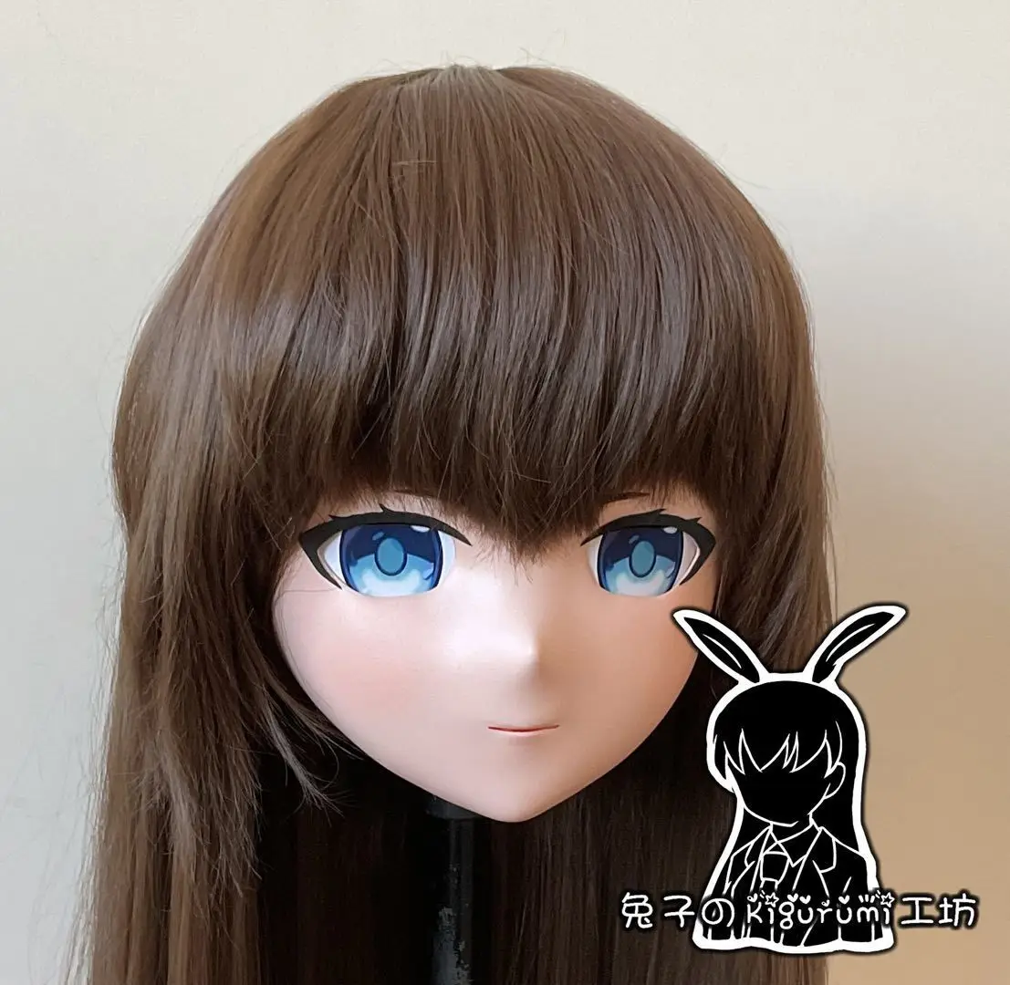 

(RB20226)Customize Full Head Quality Handmade Female/Girl Resin Japanese Anime Cartoon Character ‘Mea’ Kig Cosplay Kigurumi Mask