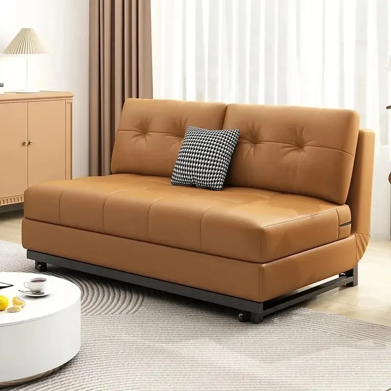 Japanese ins style 1.2 meters tatami small apartment sofa bed integrated multi-function 1.5 meters bedroom living room