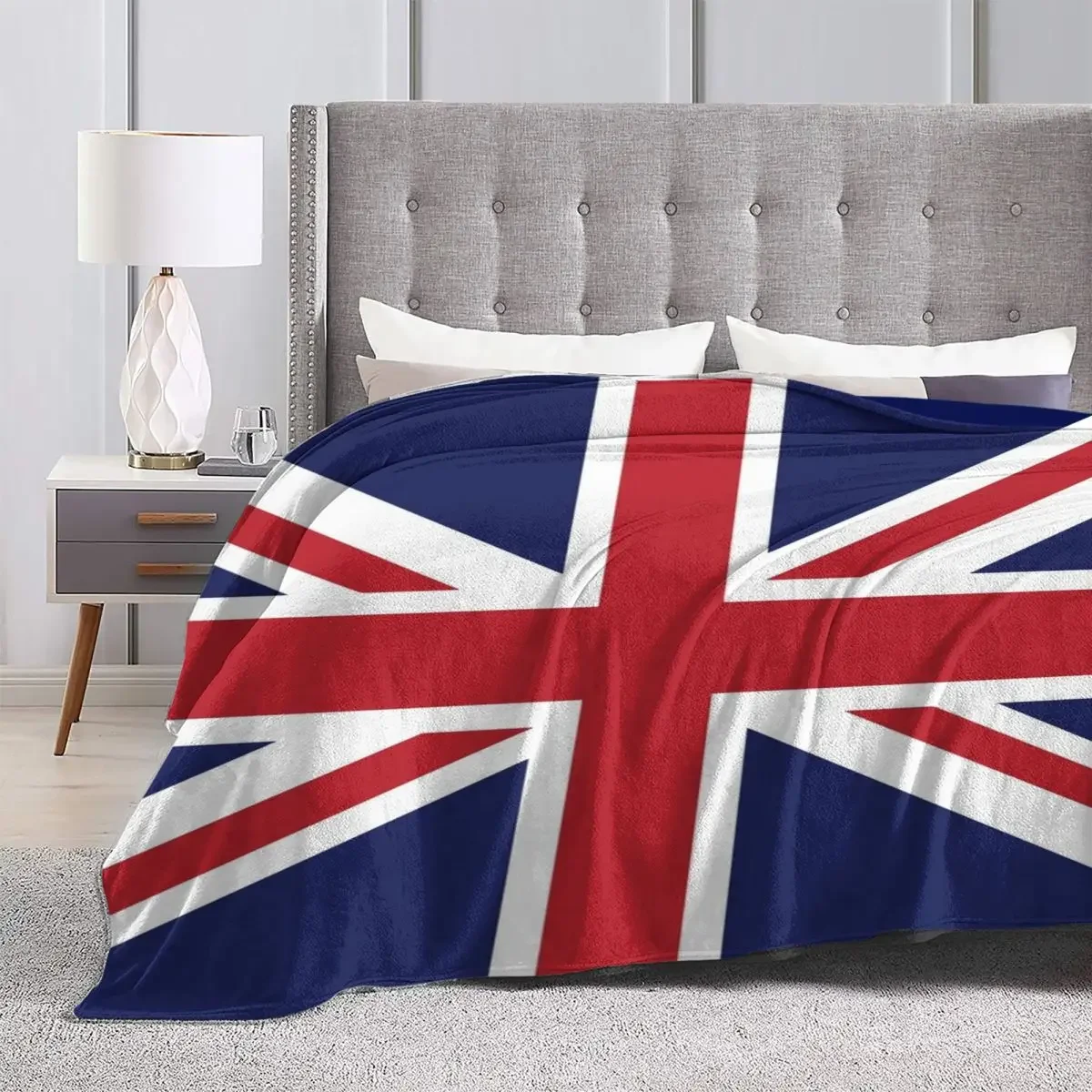 UK Flag Warm Soft Blankets Union British Travel Office Throw Blanket Winter Colorful Design Flannel Bedspread Sofa Bed Cover