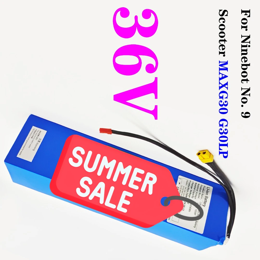 

For Segway Ninebot MAX G30 Electric Scooter Special Battery Rechargeable 36V Battery 15000mAh 10S6P Lithium 18650