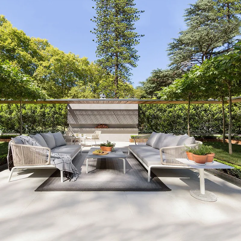 Divano da esterno nordico personalizzabile