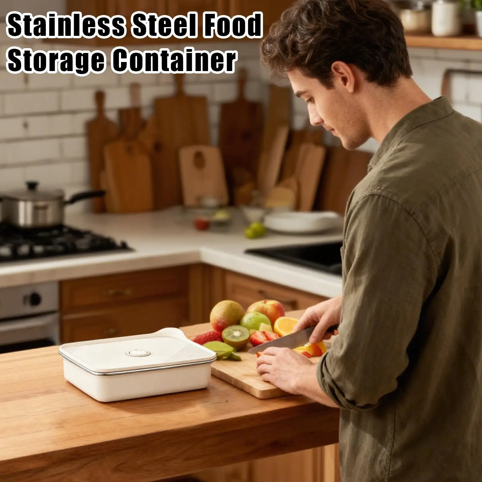 

Контейнеры для хранения продуктов питания, безопасные для микроволновой печи, герметичные стальные герметичные контейнеры для хранения продуктов для ежедневных путешествий на открытом воздухе, семьи