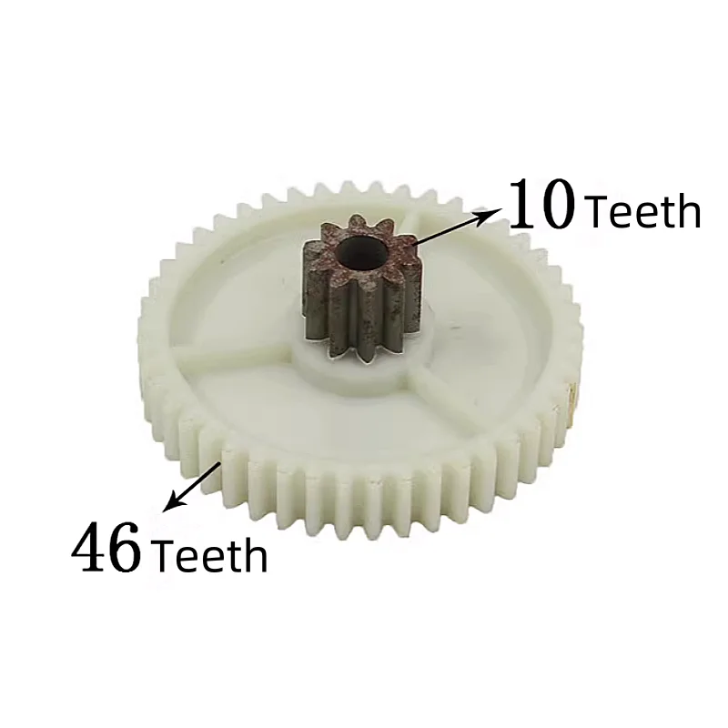 10T-46T Suitable For Deli 9905/T603/33134 Paper Shredder Original Plastic Bevel Gear Accessories