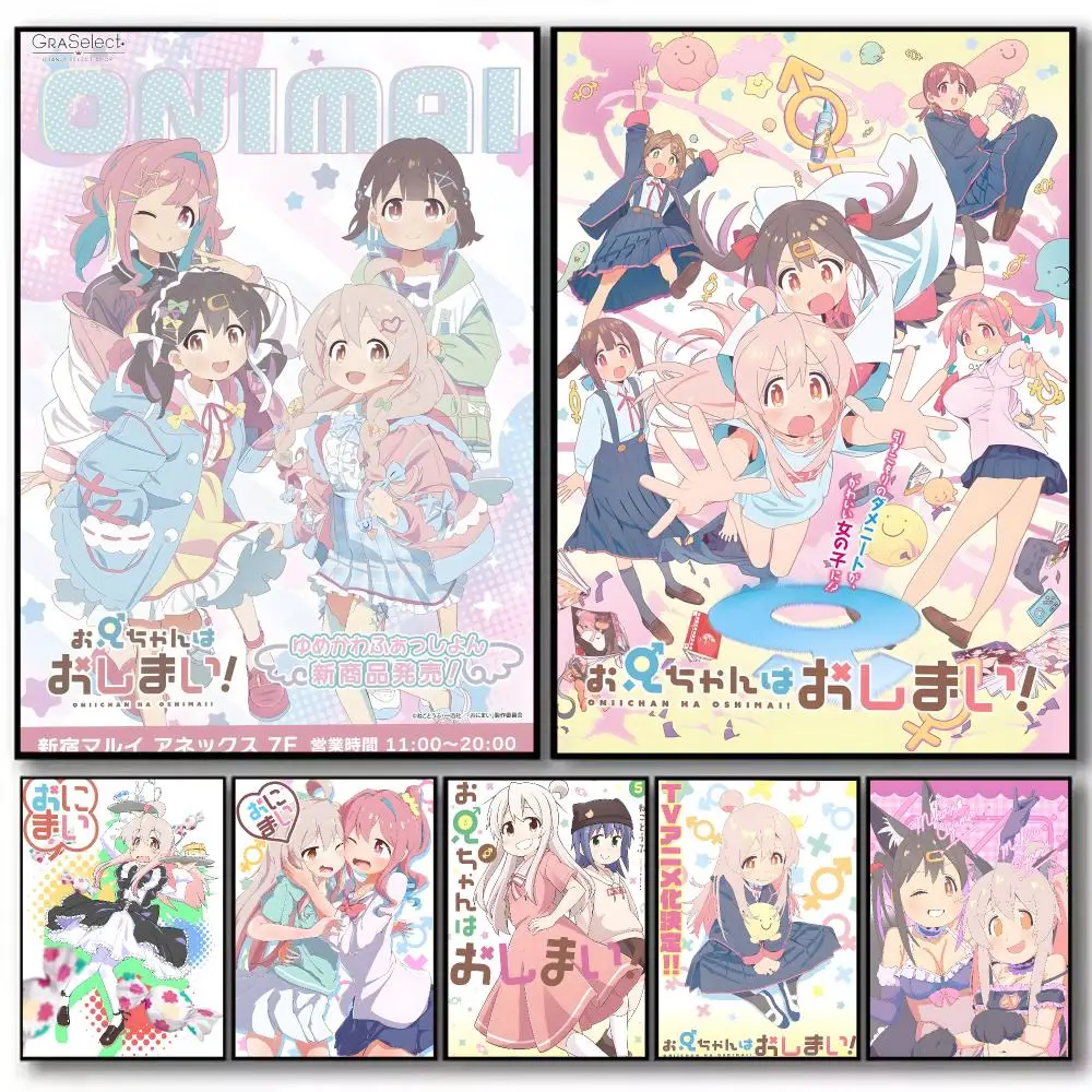 Anime O-Onimai Poster High-definition  poster stickers, suitable for bedroom, living room, home decoration