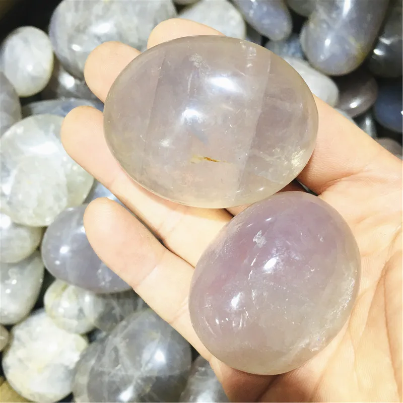 1000g Natural Crystal Palm Stone Polished Quartz Tumbled Stone Large particles Mineral Gravel Healing Home Fish tank Decorative