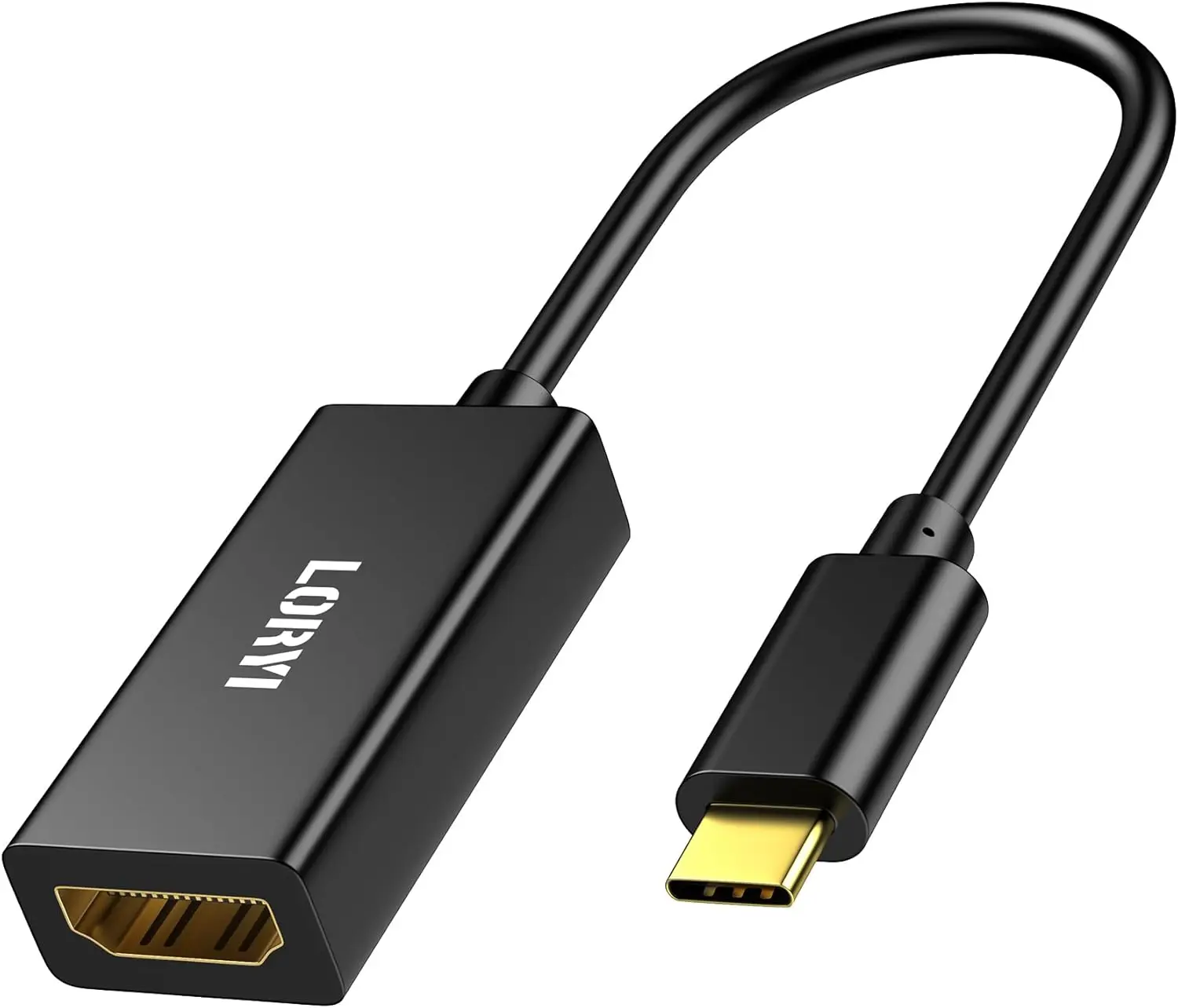 USB-C to HDMII-compatible Adapter 4K@60Hz, Thunderbolt 3/4 Compatible for iPhone 15, Galaxy S23, MacBook, iPad, XPS, Surface