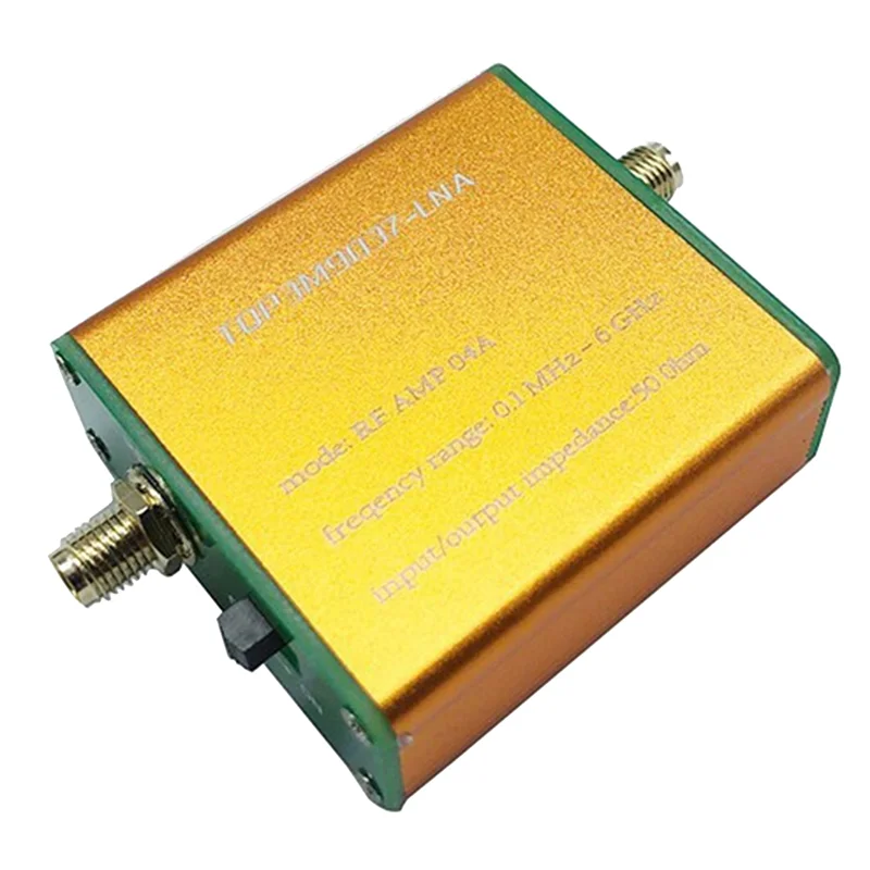 Portable Multifunction Full Band Low Noise Amplifier 100K-6GHz Preamplifier Radio Antenna Amplifier