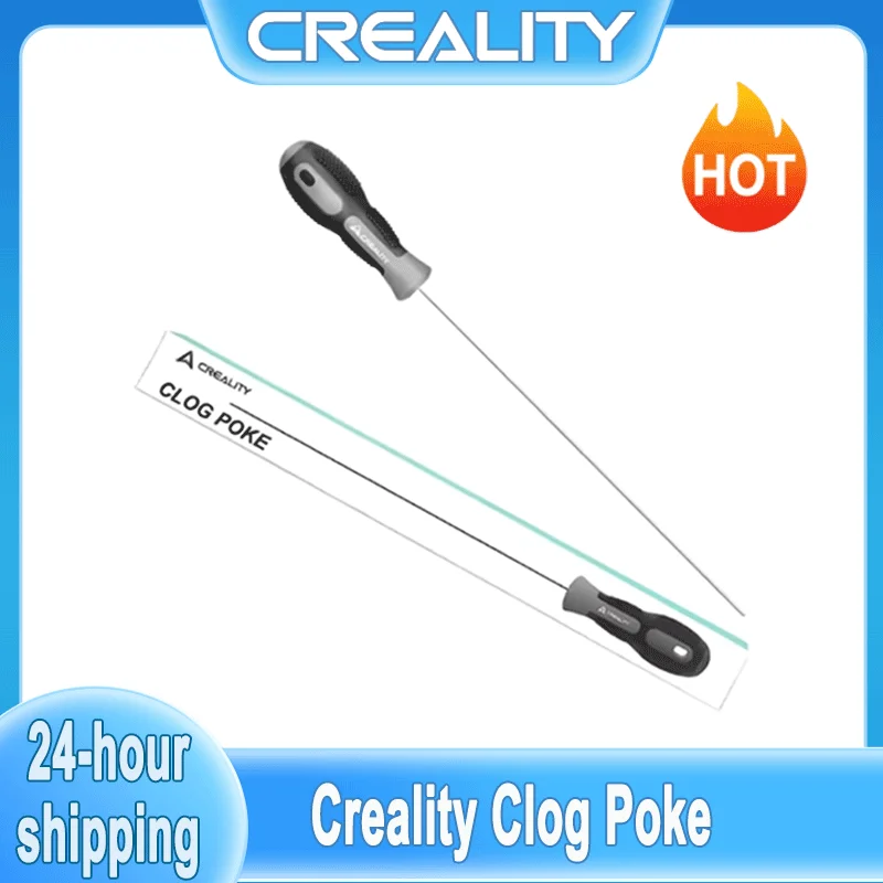

Creality Clog Poke 3D Printer Nozzle Cleaning Kit for 1.75mm Filament Nozzles Φ1.5mm L210mm Needle Clean Hotend 3d Printer Part