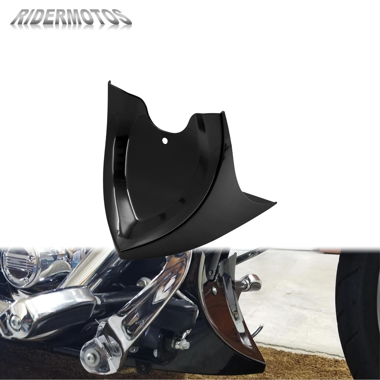 Lower Chin Spoiler Cover Mudguard For Harley Sportster Iron XL883 1200 48 72 2004-22 Motorcycle Fairing Air Dam Cover Protector