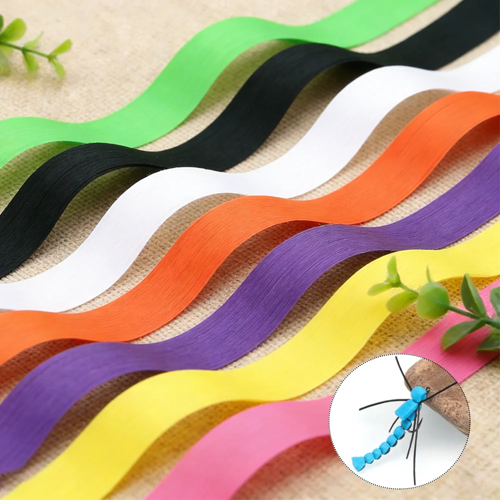 1 Stück/3 Stück 40 Stränge/Stück Silikon-Rundgarn Gummi-Beine Jig-Köderröcke Fliegenbindematerial für Jig-Nymphen, Stoneflies, Streamer – Detail 5