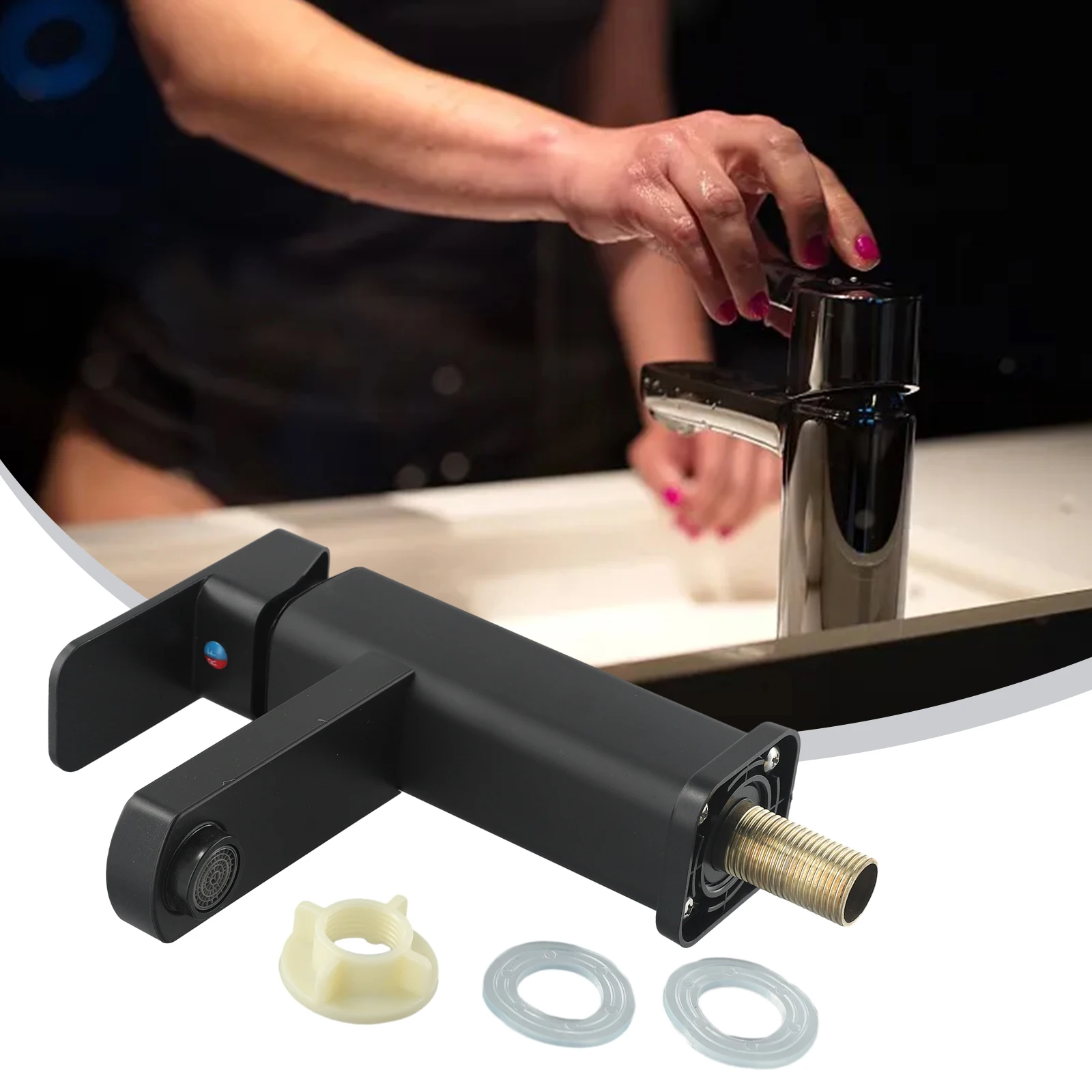 For Kitchen For Bathroom Steel Faucet Basin Faucet 304 Stainless Steel Basin Faucet Rust Single Sink Practical