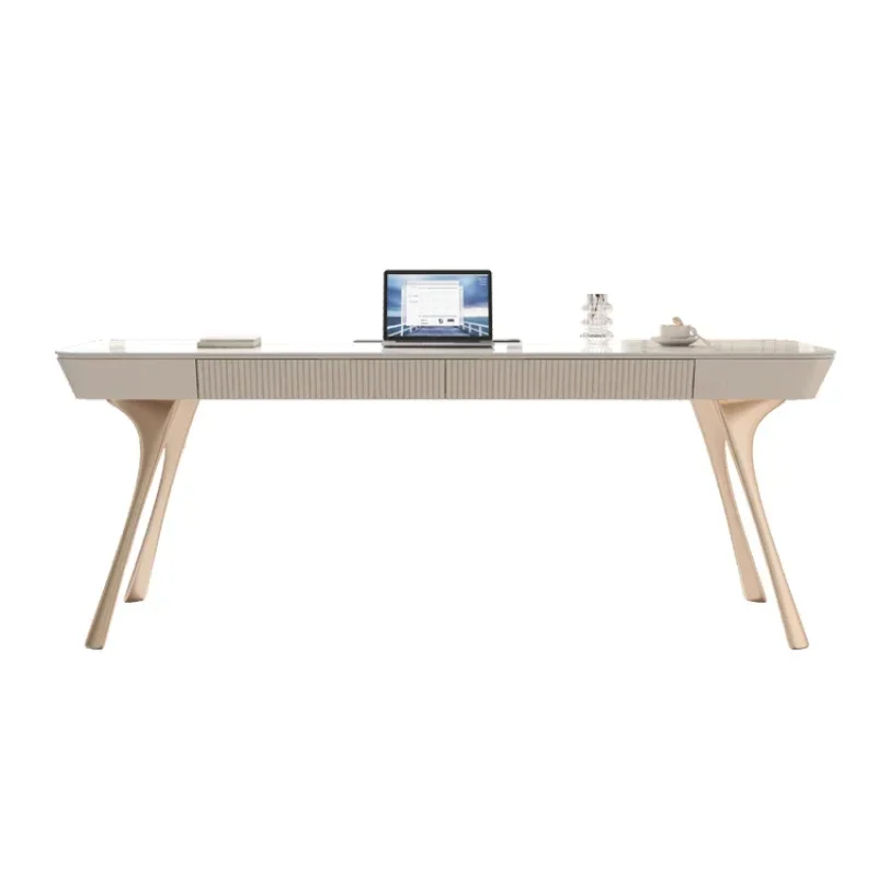 # Organizers Luxury Office Desk Modern Minimalist Study Room Small Household Layout French Designer Ufficio Postmodern Furniture
