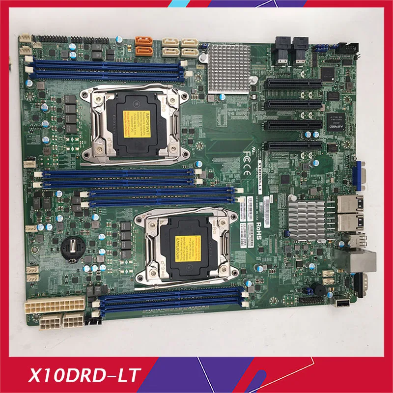 Hot Sale X10DRD-LT For Supermicro Two-way Server E-ATX Motherboard 2011 Support C612 Xeon E5-2600 v3/v4 DDR4 PCI-E 3.0