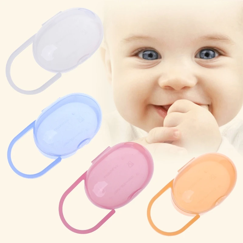 แบบพกพาเด็กทารก Pacifier จุกนม Travel สำหรับกรณี Little Round กล่องเก็บเด็กจุกนมหลอกผู้ถือคอนเทนเนอร์