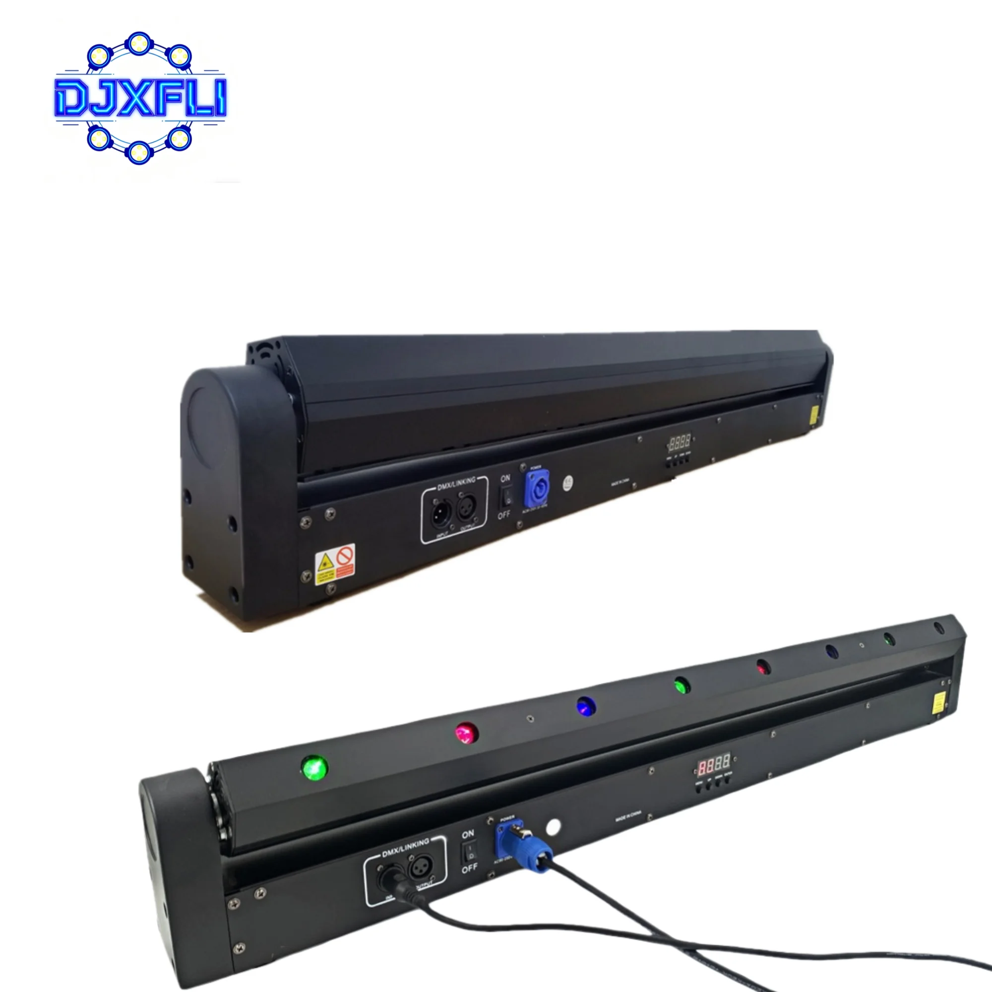 

8-лучевая RGB лазерная балка с подвижной головкой для сценического освещения, профессиональное управление DMX512 с режимами Auto/Show
