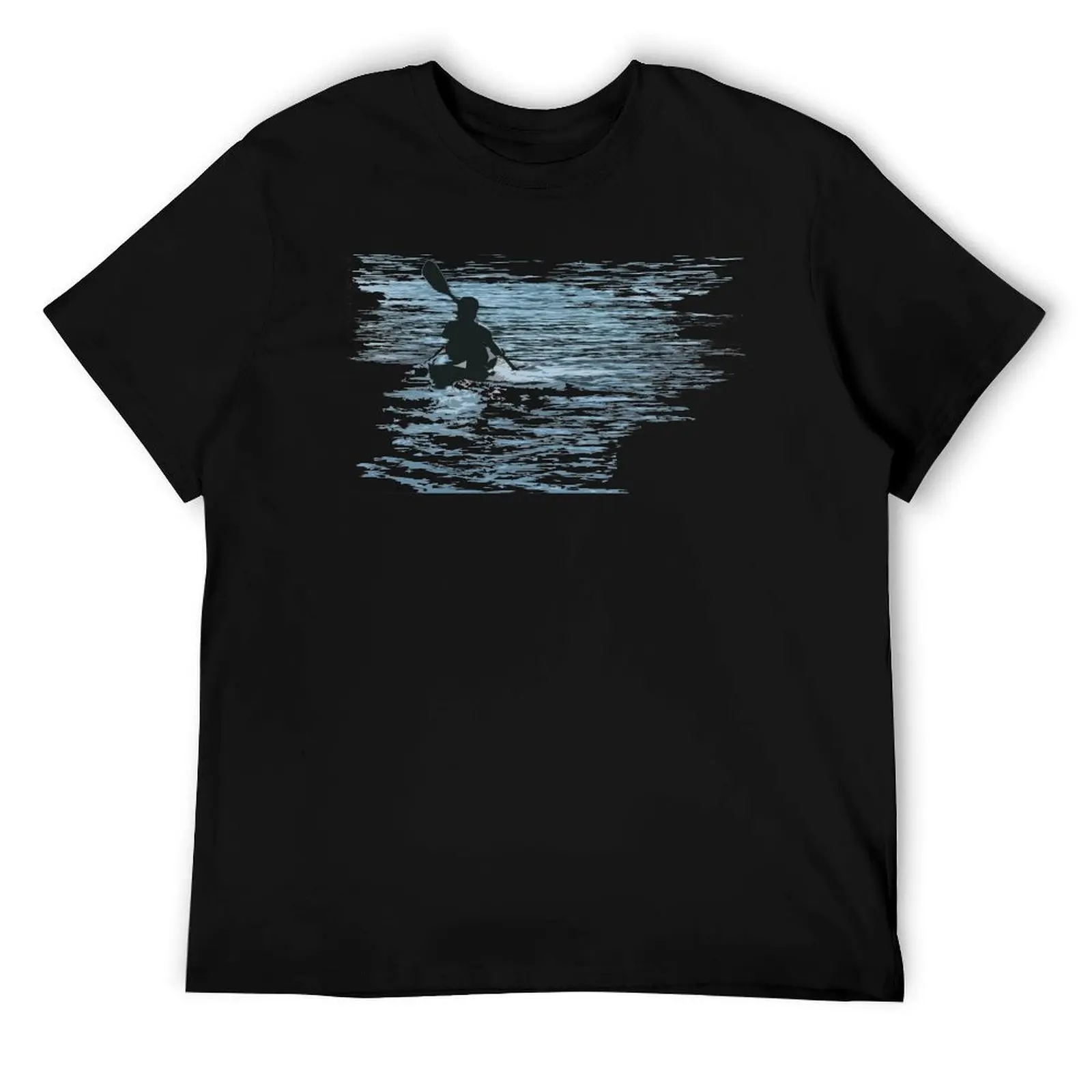

Paddler Silhouette T-Shirt t shirt for man 100 percent cotton t shirt man designer T-Shirt