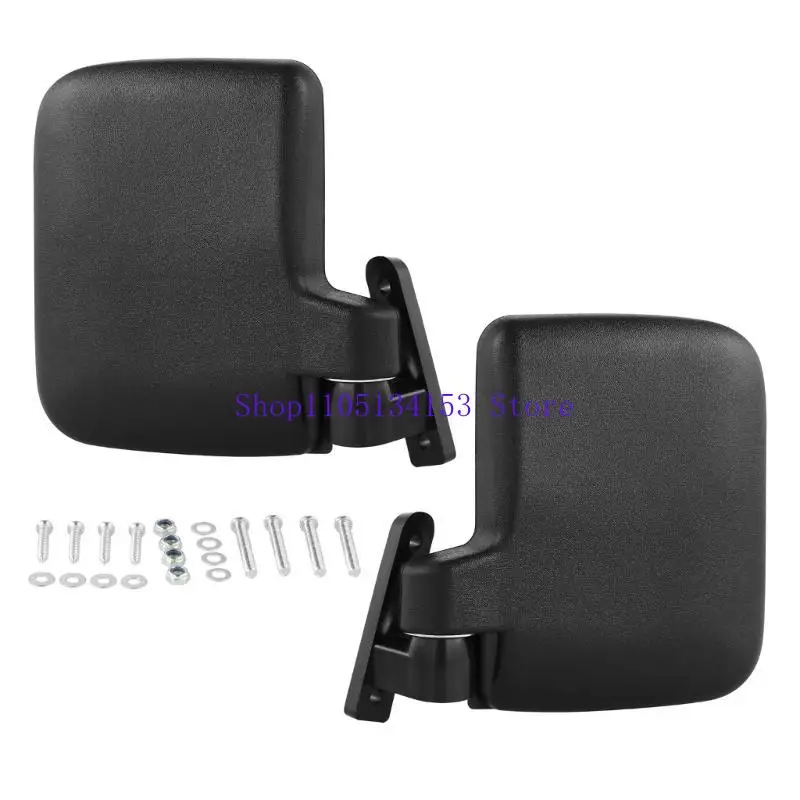 kl23 Not Drilling Golf Cart Side Glass, Universal Golf Cart Glass Foldings Side View Glass for Most Club Car Golf Cart