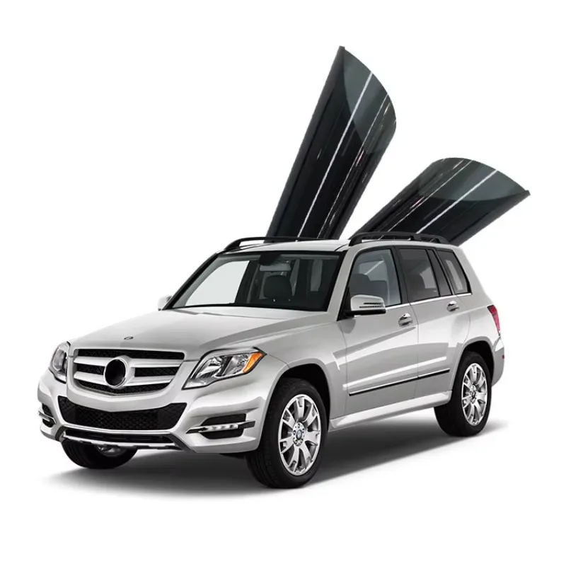 Automotive 2 Mil Stable Anti Shatter Heat Resistant Privacy Protection Nano Ceramic Readymade Car Tint