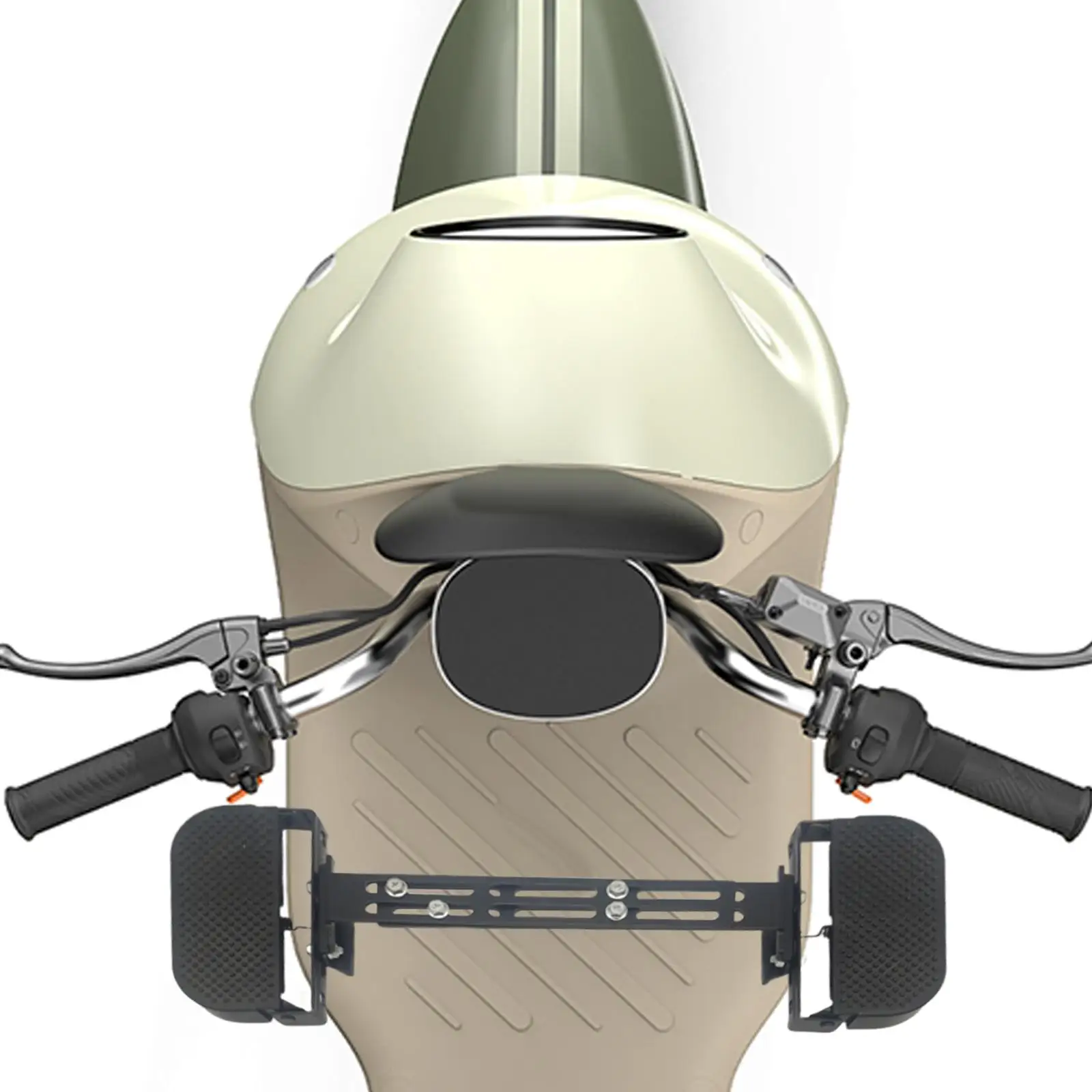 

Запасные части для передней подставки для ног электрического велосипеда, противоскользящая расширяемая складная педаль