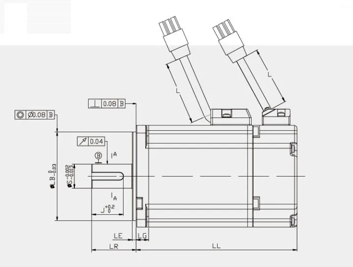Servomotor met aandrijving 400W motor 220v 3000rmp servomotor 1,27N.m