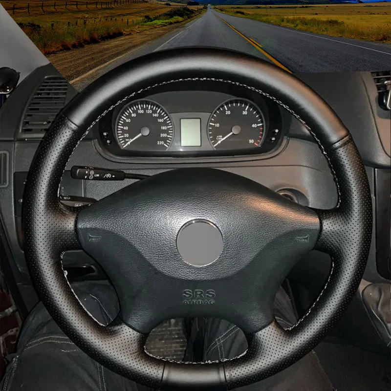 

Custom Genuine Nappa Leather Auto Braid Steering Wheel Cover for Mercedes-Benz Viano 2006-2011 Car Interior Accessories Styling