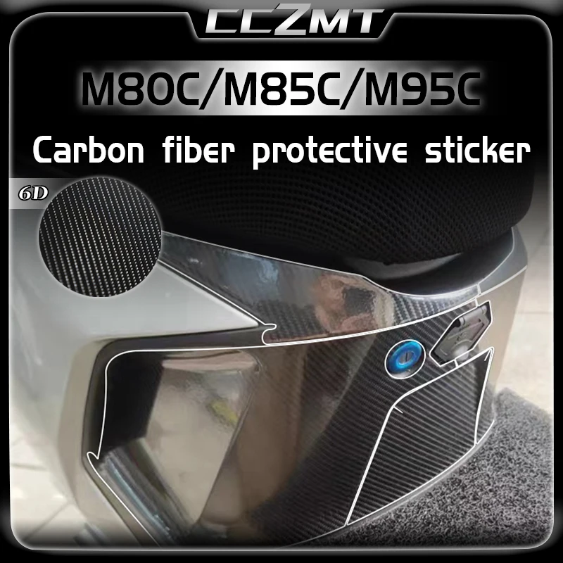 

For Ninebot M80C M85C M95C modification 6D carbon fiber sticker protective film accessories sticker