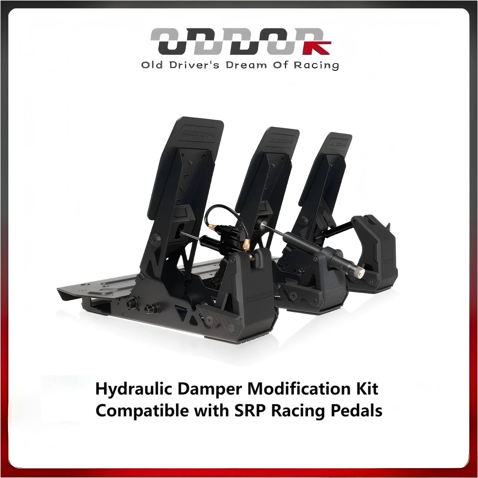 

ODDOR Hydraulic Damper Upgrade Kit for MOZA SRP Pedals - Enhanced Brake Feel & Realism Mod