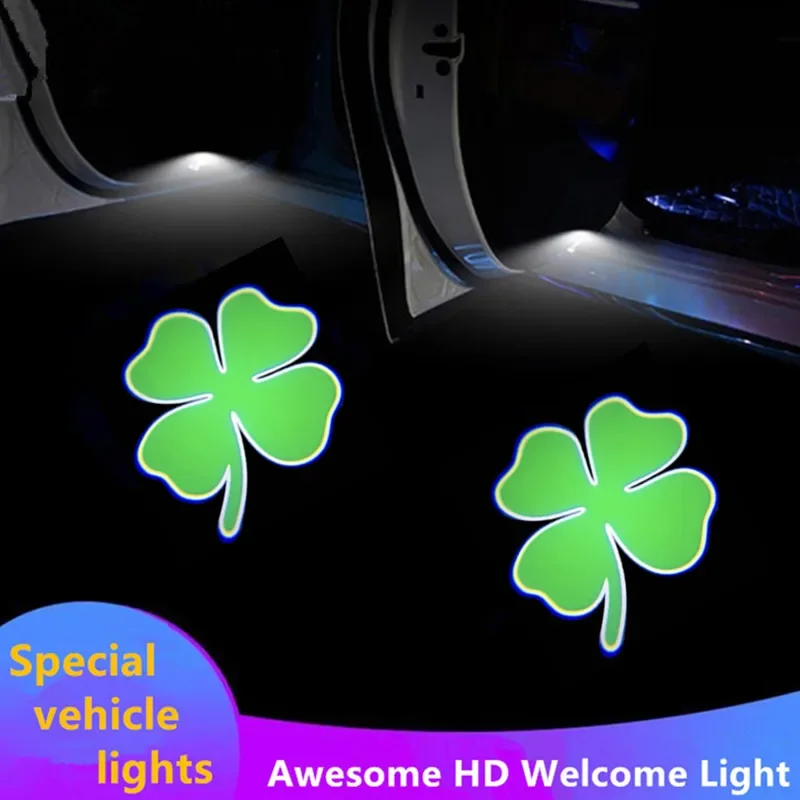 LED Emblem Lamp Car Door Projector Logo Welcome Light For Alfa Romeo 159 Mito Stelvio Brera Spider Giulietta Giulia Accessories