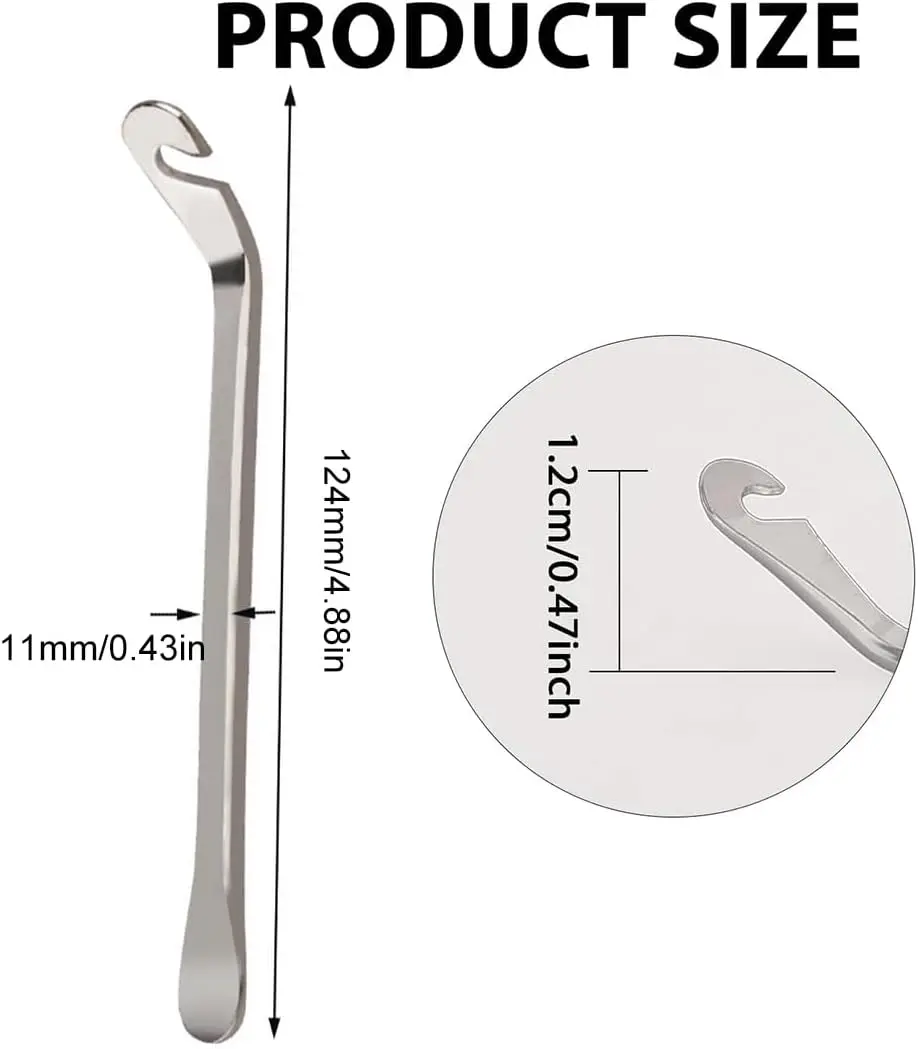 Lever Changer Repair Tool Bicycle Tire Changing Levers 1/3/5Pcs Tires Spudger Stainless Steel Spoon Tire Iron Rim Opener