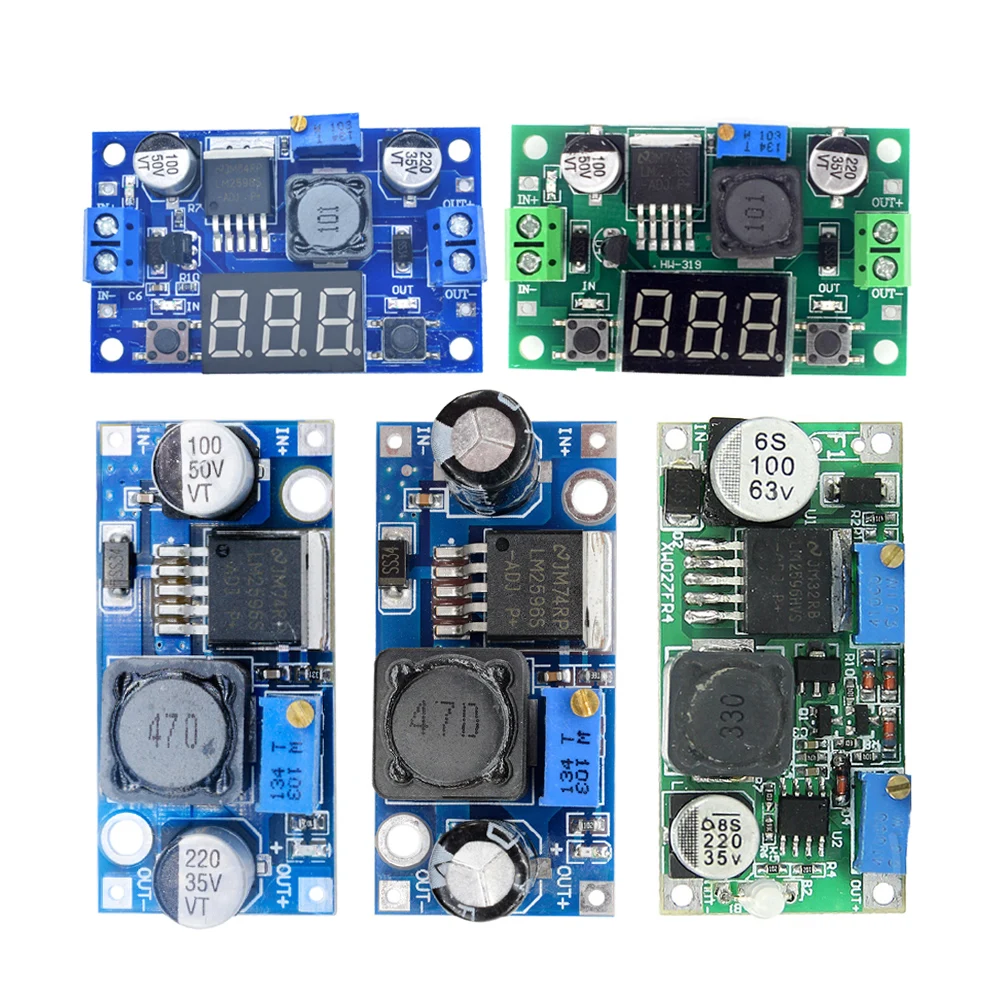 DC-DC Buck Step Down Module LM2596 DC/DC 4.0 ~ 40V a 1.25-37V modulo di alimentazione regolabile regolatore di tensione