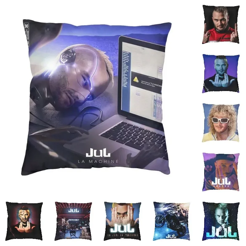 Fashion Jul The Machine Cushion Covers 40x40 Velvet French Rapper Pillow Case for Sofa Car Square Pillowcase Bedroom Decoration