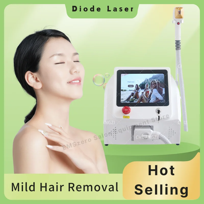 

808 755 1064 Diode Ice Titanium Laser Body Hair Removal Machine 2025 Portable Alexandrite Device 4 waves IPL Permanent