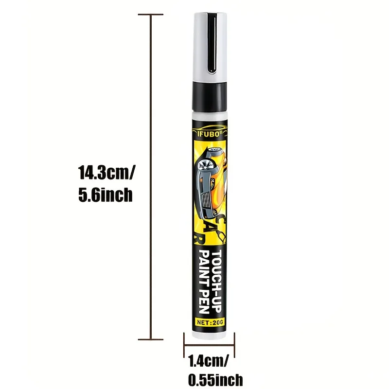 IFUBO Pro Car Paint Repair Pen: One-Step Black Plastic Touch-Up for Interior/Exterior Scratch Removal image 2