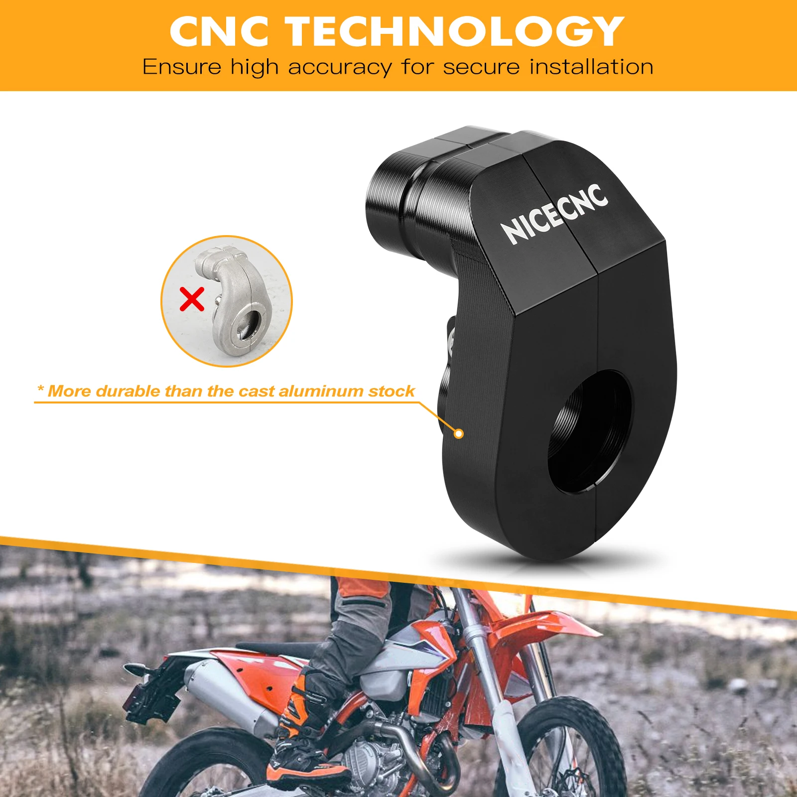 NICECNC For 2023 2022 2021 GasGas EC 300 EC 250 EC 300 250 Motorcycle Throttle Control Casing Base Cover MC EC EX 450F 350F 250F