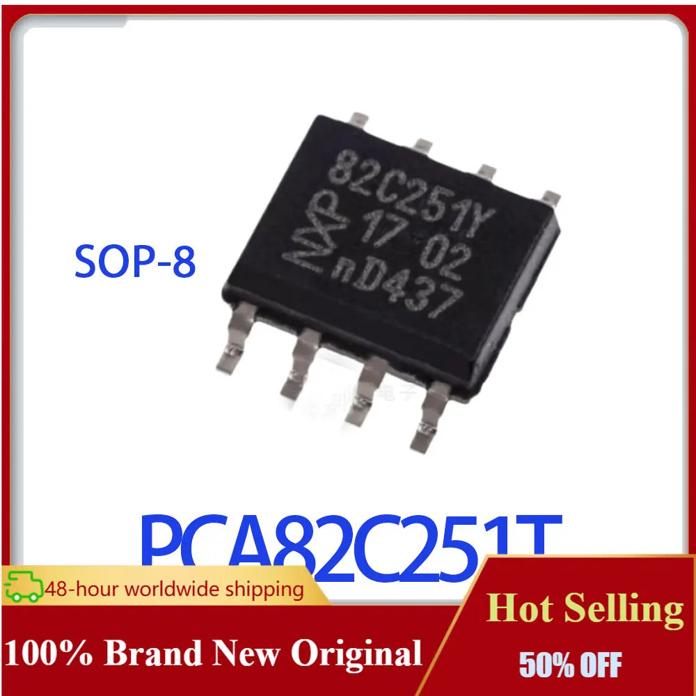 10PCS PCA82C251T 82C251 82C251Y IC Chip SOP8 Hot Selling