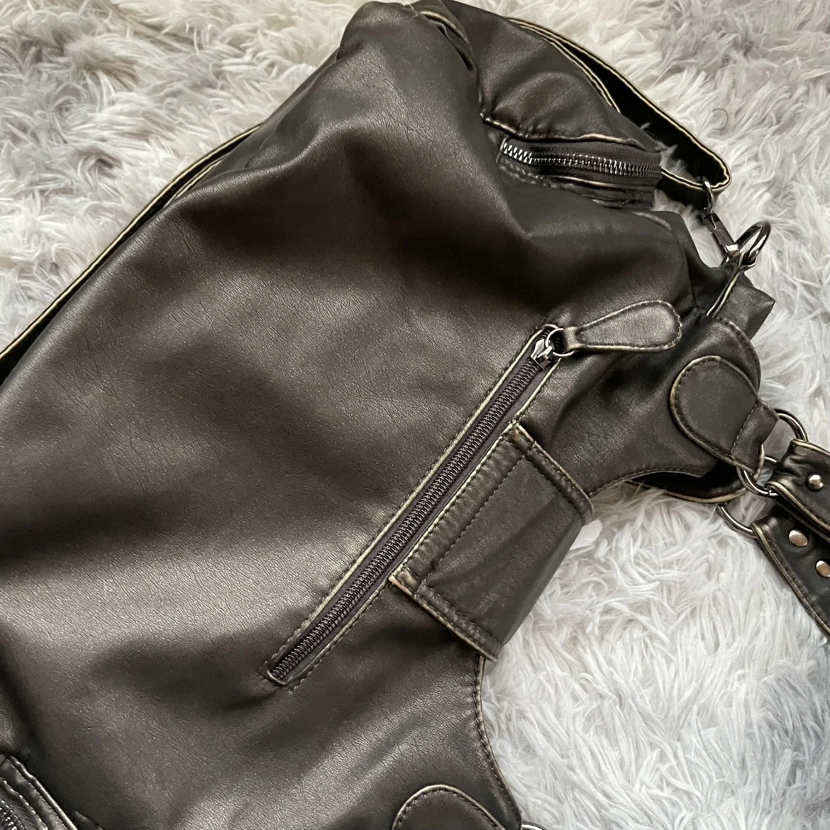 Vintage Y2K Crossbody Bags for Women Сумка Y2k Large Capacity Multi Pocket Shoulder Purses and Handbags Повседневная Сумка view 2